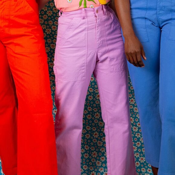 Big Bud Press Work Pants, Lilac, M - NEW! - Picture 2 of 6